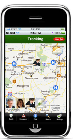 Family safety Mobile App by Rapidsoft Systems